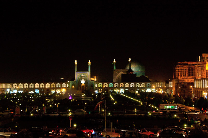 Ночной Исфахан. Imam Square