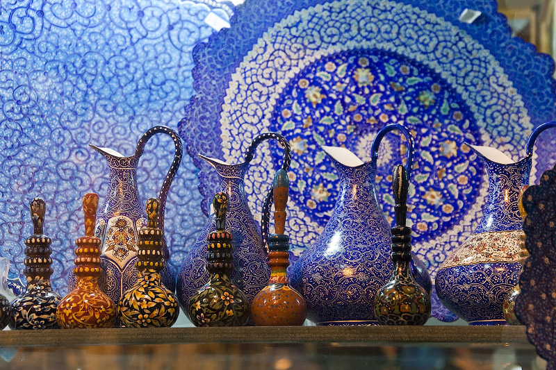 Иранская роспись по керамике