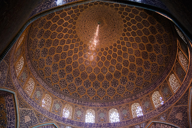 Внутри мечети, Исфахан